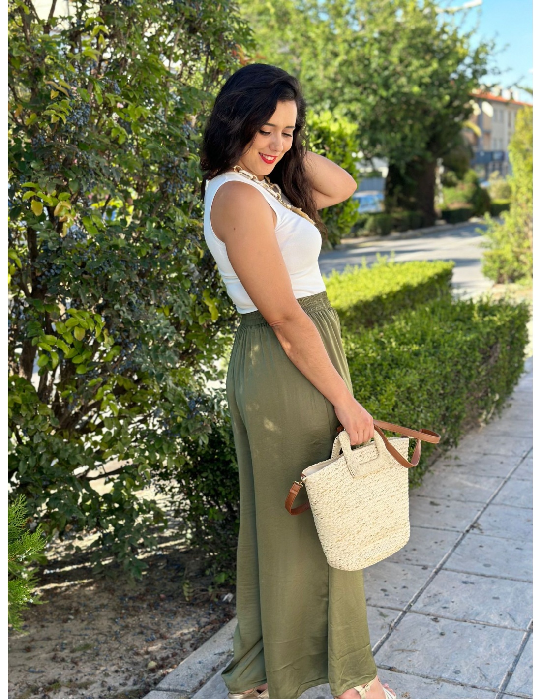 Pantalon Piña Verde