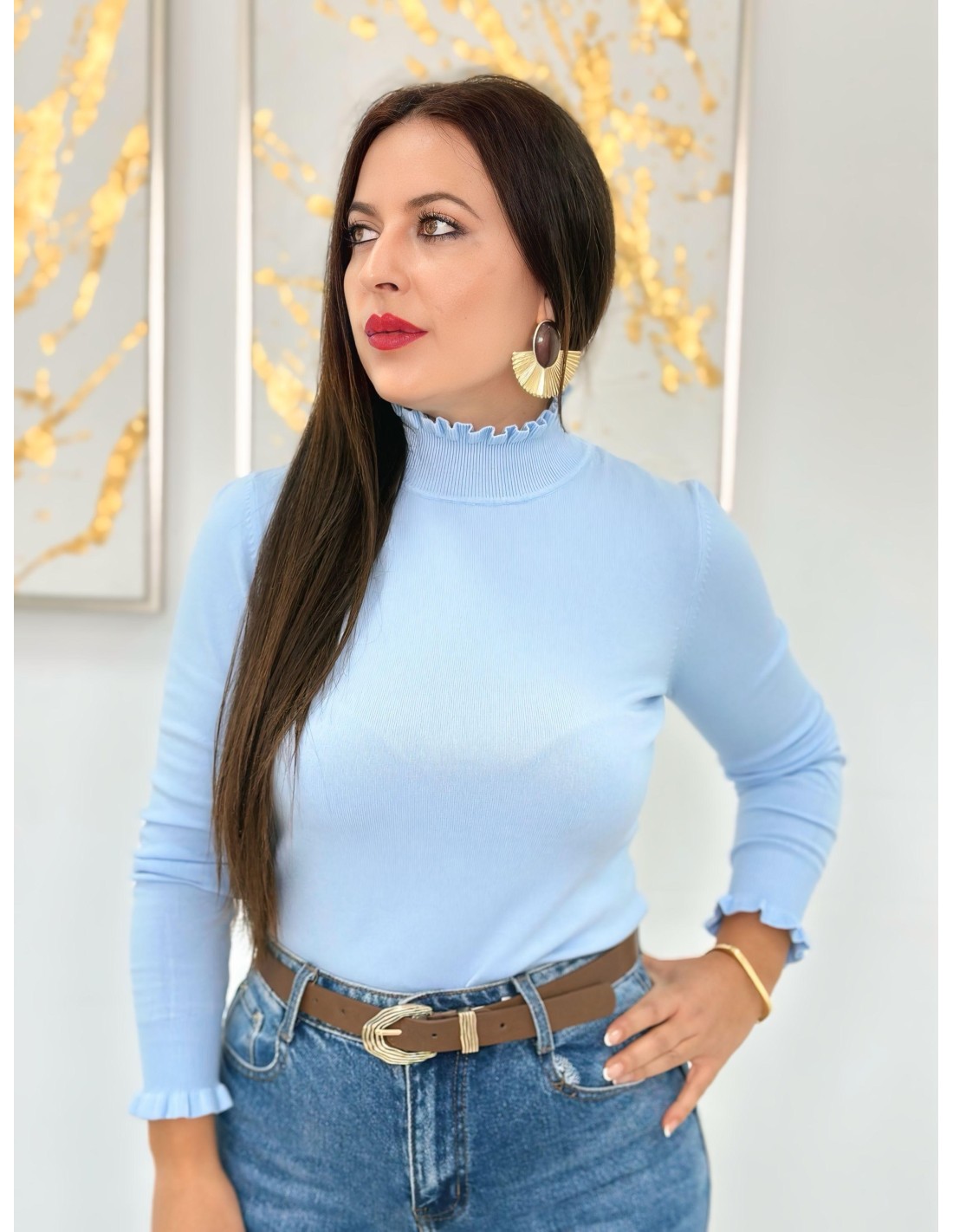 Jersey Cuello Vuelto