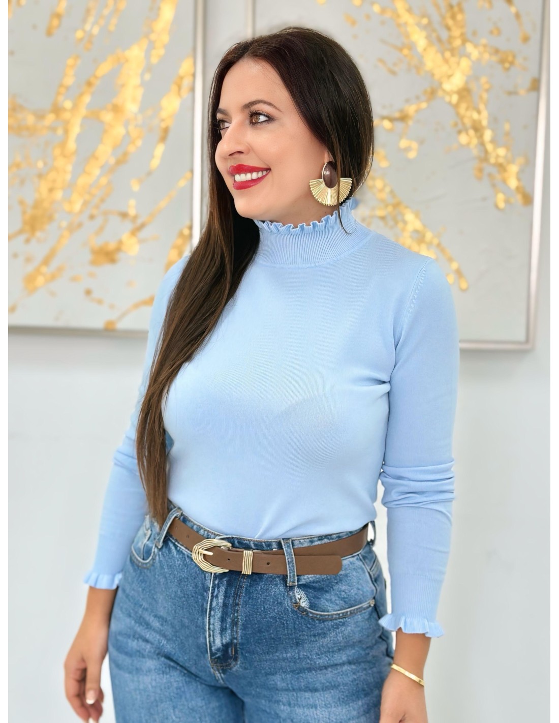 Jersey Cuello Vuelto