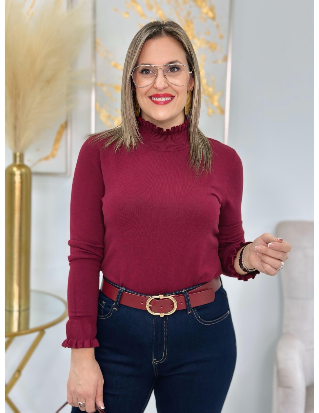 Jersey Cuello Vuelto