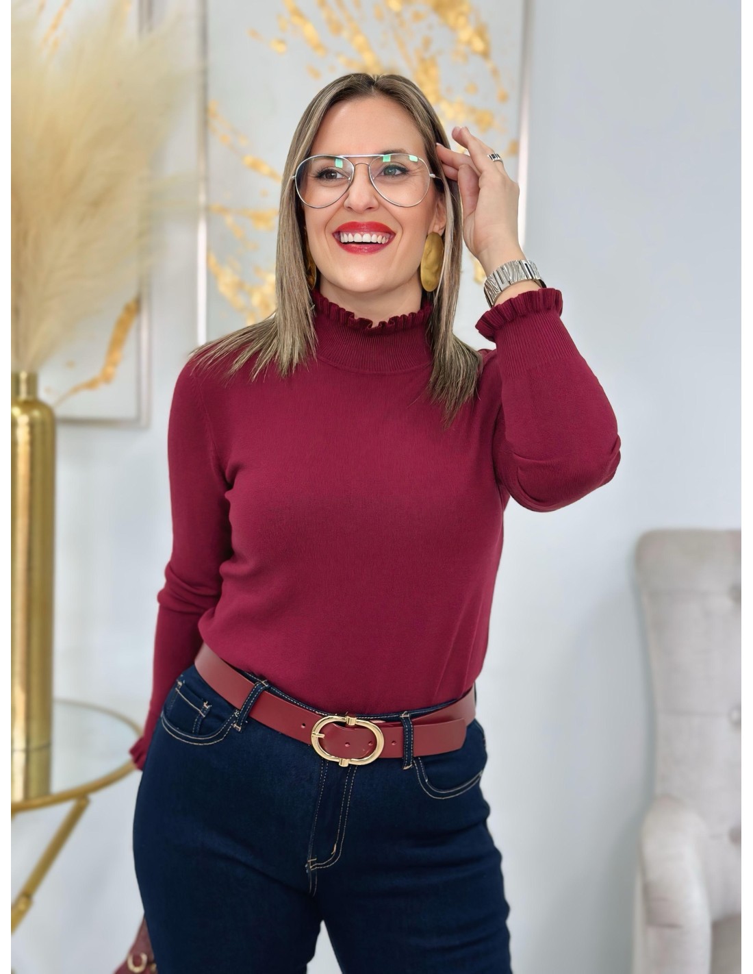 Jersey Cuello Vuelto