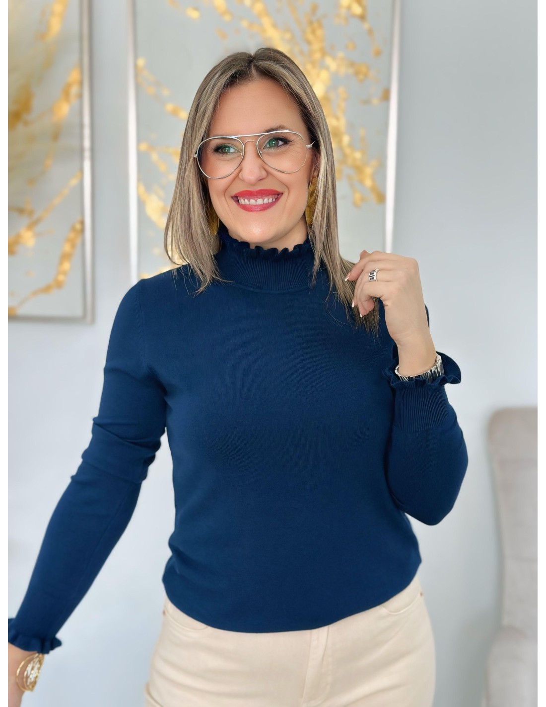 Jersey Cuello Vuelto