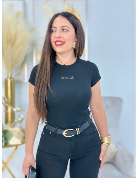 Camiseta Ángel Negro 2