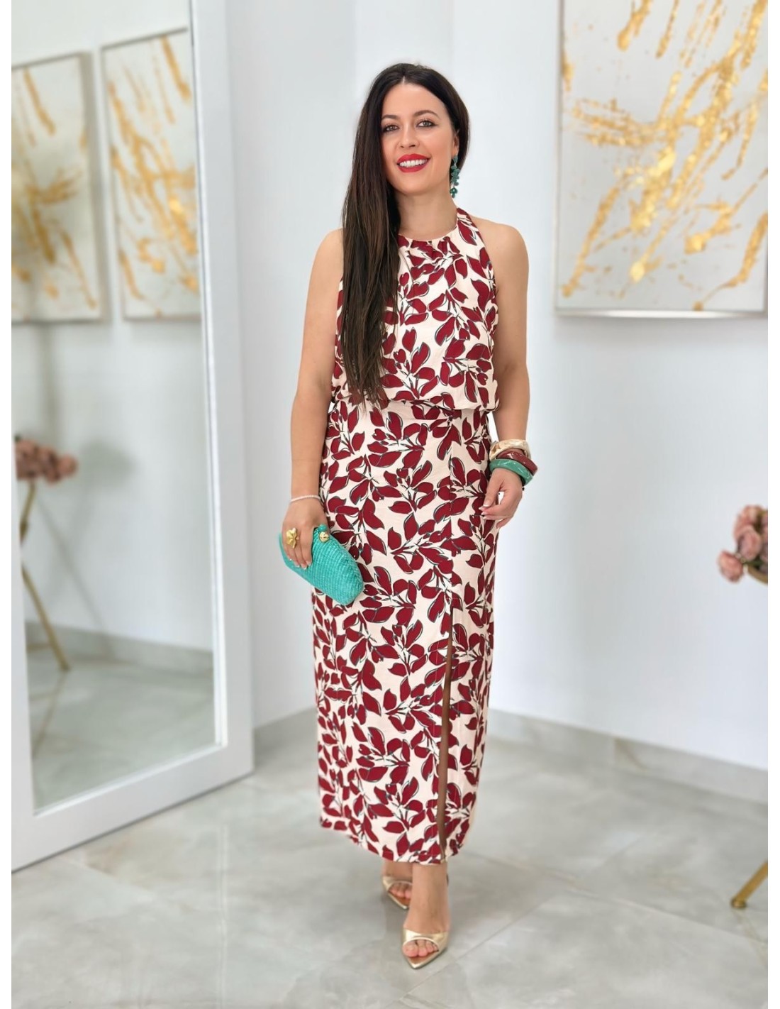 Vestido Coral