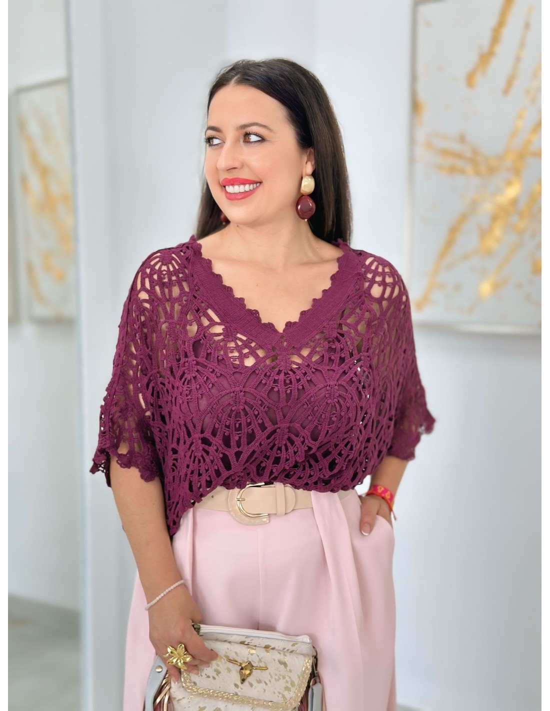 Camiseta Albaricoque
